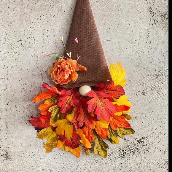 Autumn Maple Leaves Wreath For Front Door/Back Door Decoration - Picture 3 of 6